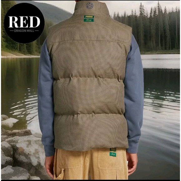 Puma Rhuigi Rhude Puffer Vest Duck Down - Men's Size M - MSRP $ 400 - Picture 15 of 16